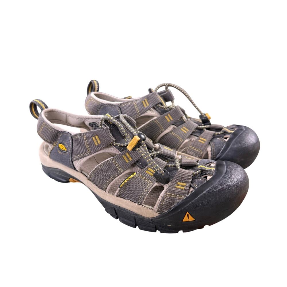 Keen Newport H2 Sandals Hiking Water Shoes Brown men's 9 Raven Aluminum